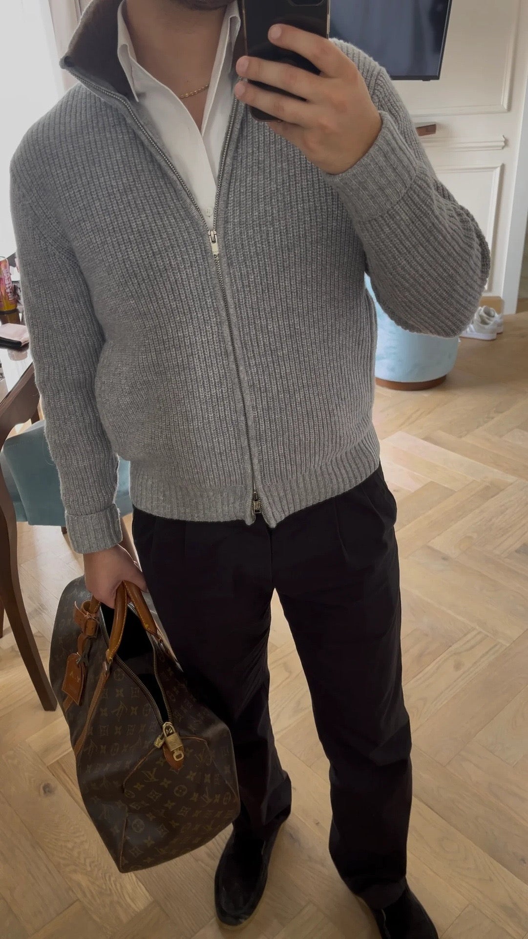 COURCHEVEL Full Fur Lined Cardigan