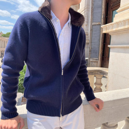 COURCHEVEL Full Fur Lined Cardigan