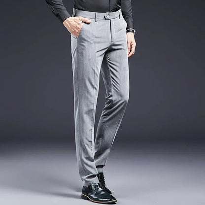Premium Men's Suit Trousers Striped Valmont