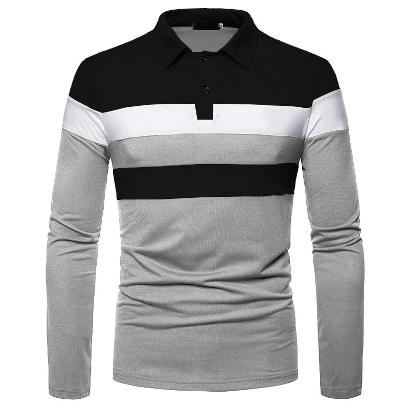 Men's Long Sleeve Polo Shirt Slingint Valmont